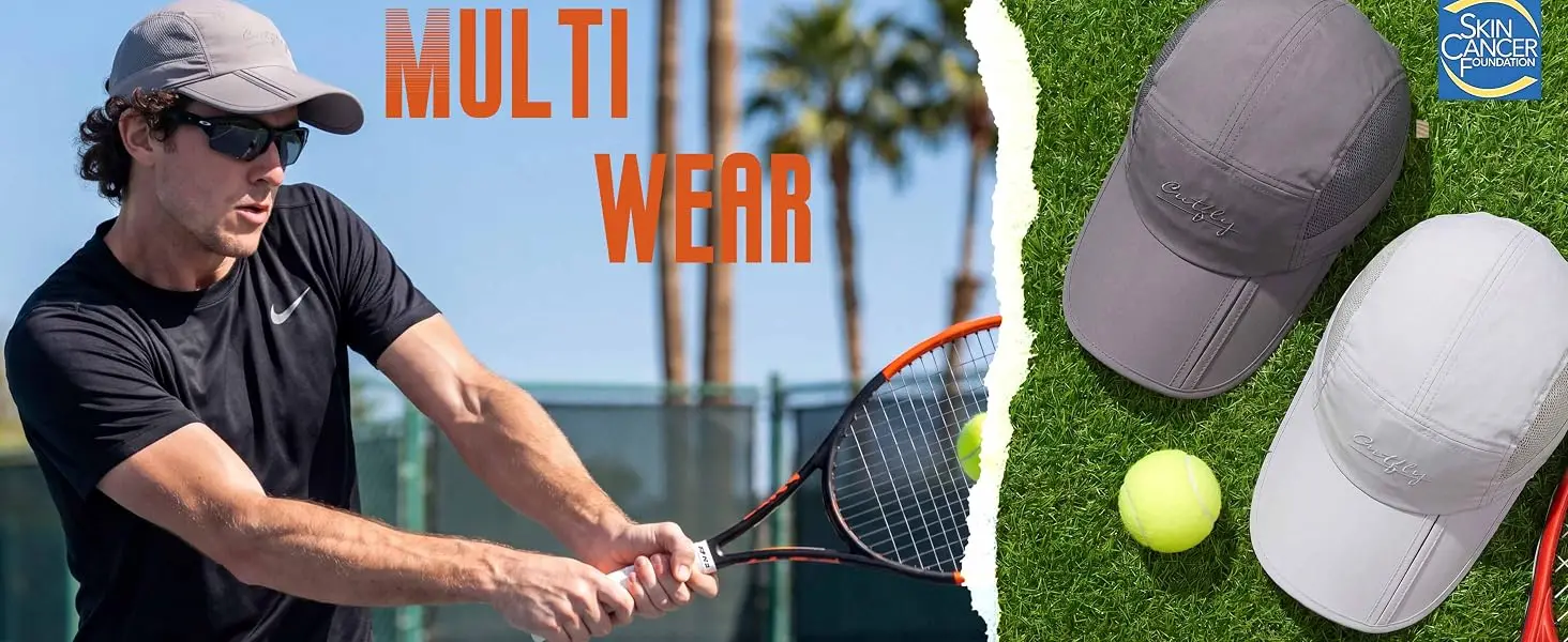 Connectyle Mens Frauen UPF 50 + Sonnenblende Hut Einstellbar Angeln Hüte Mit Abnehmbare Gesicht Maske Neck Klappe Außen Kappe – Detail 5