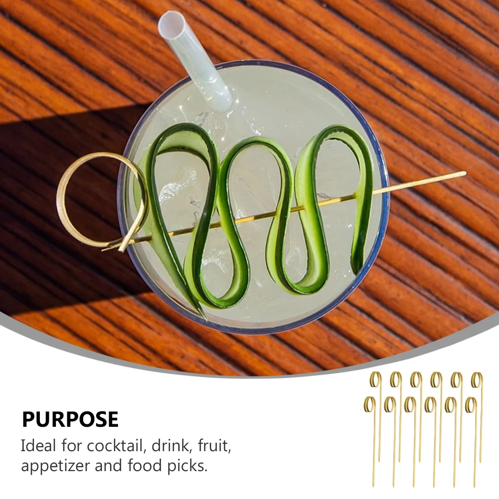 

bamboo fruit forks BBQ skewers for restaurant food sticks cake picks banquet supplies