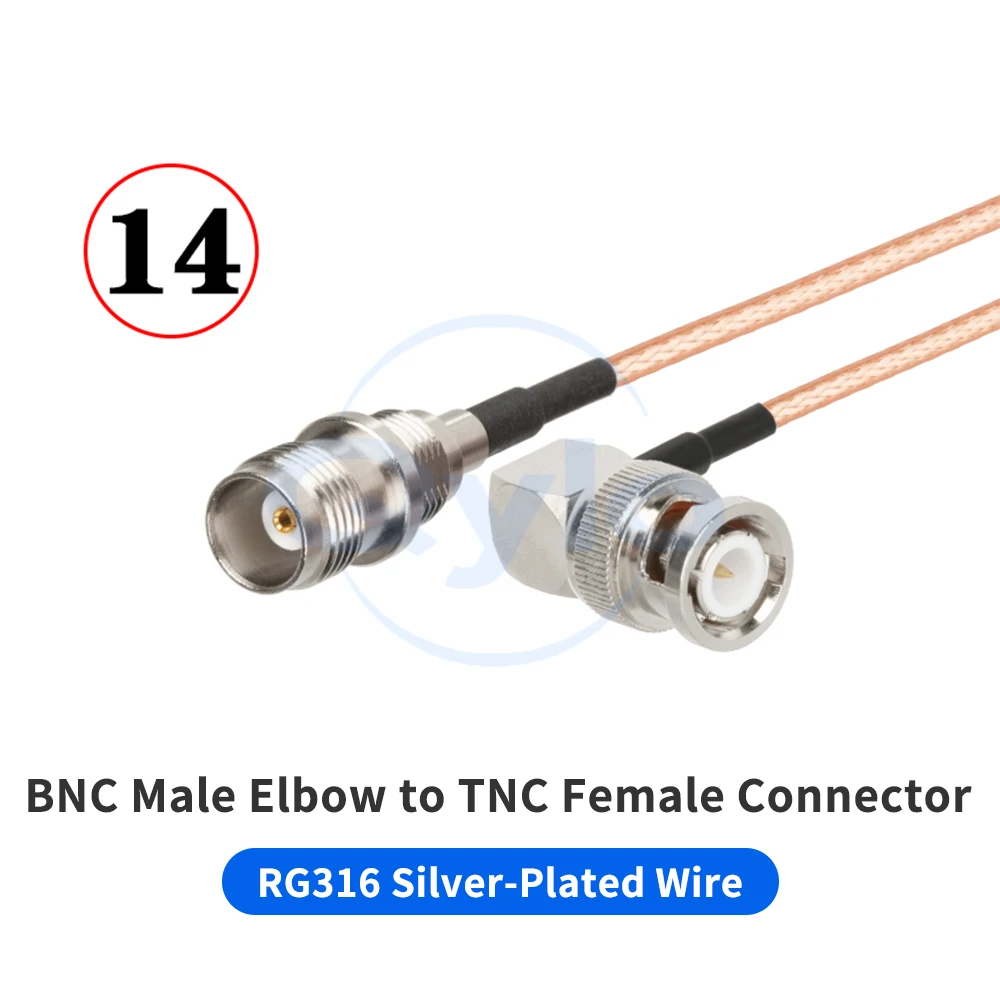 RG316 Extension Cable BNC Female to BNC Male/Female to TNC Male/Female RF Coaxial Cable Q9 Adapter Cable (1 pcs)