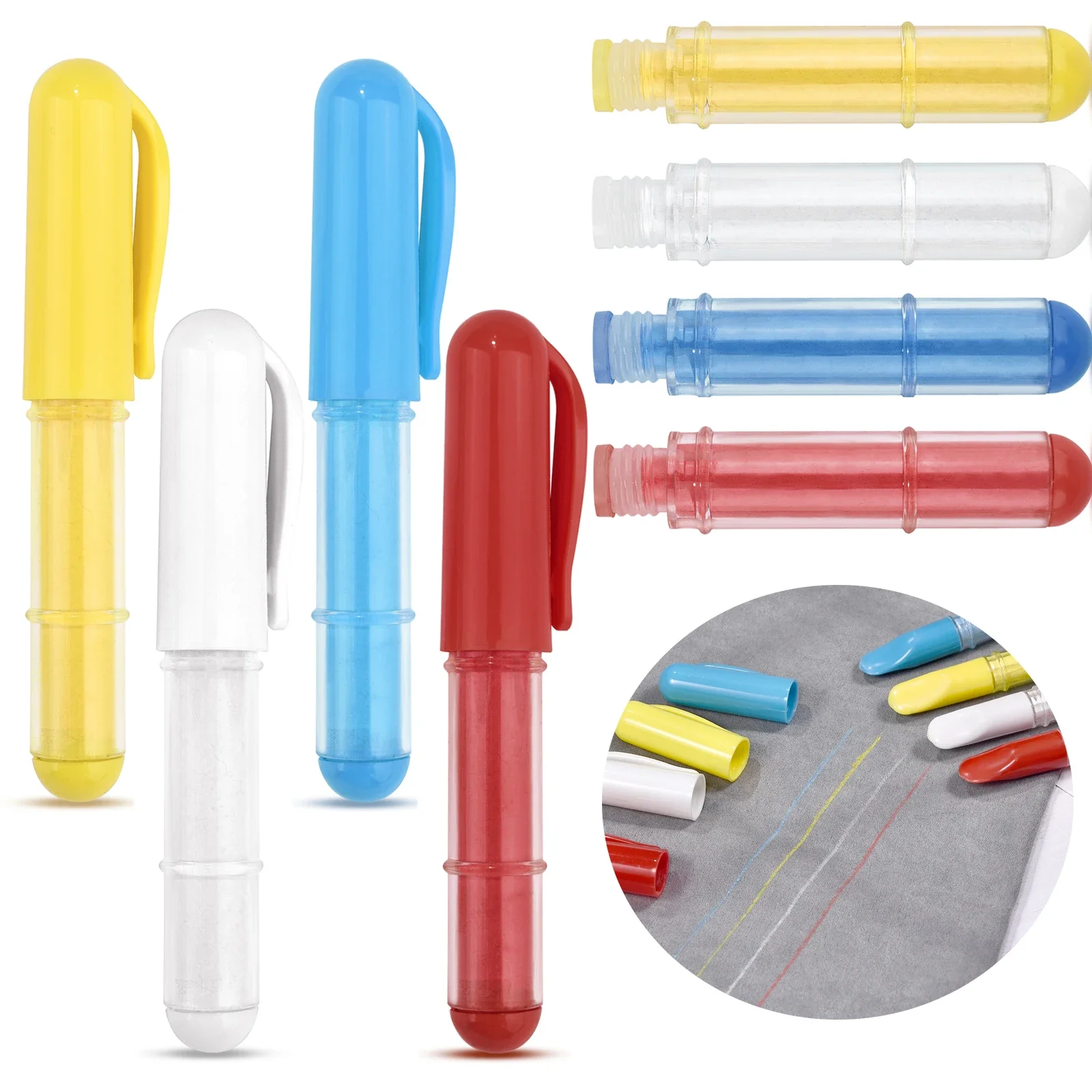 Neue Stoffkreide löschbare Bleistifte für die Schneidermarkierung, Kleidungsmuster, Patchwork, Basteln, Handarbeiten, schnittfreies Nähzubehör
