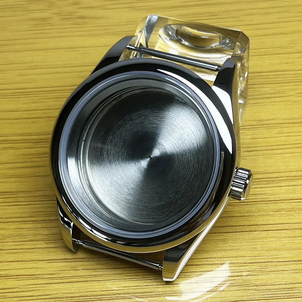 ساعة من الفولاذ المقاوم للصدأ 36 ملم/39 ملم، حركة NH35/NH36، زجاج ياقوتي مقاوم للماء، قرص 28.5 ملم، نافذة التاريخ، علبة