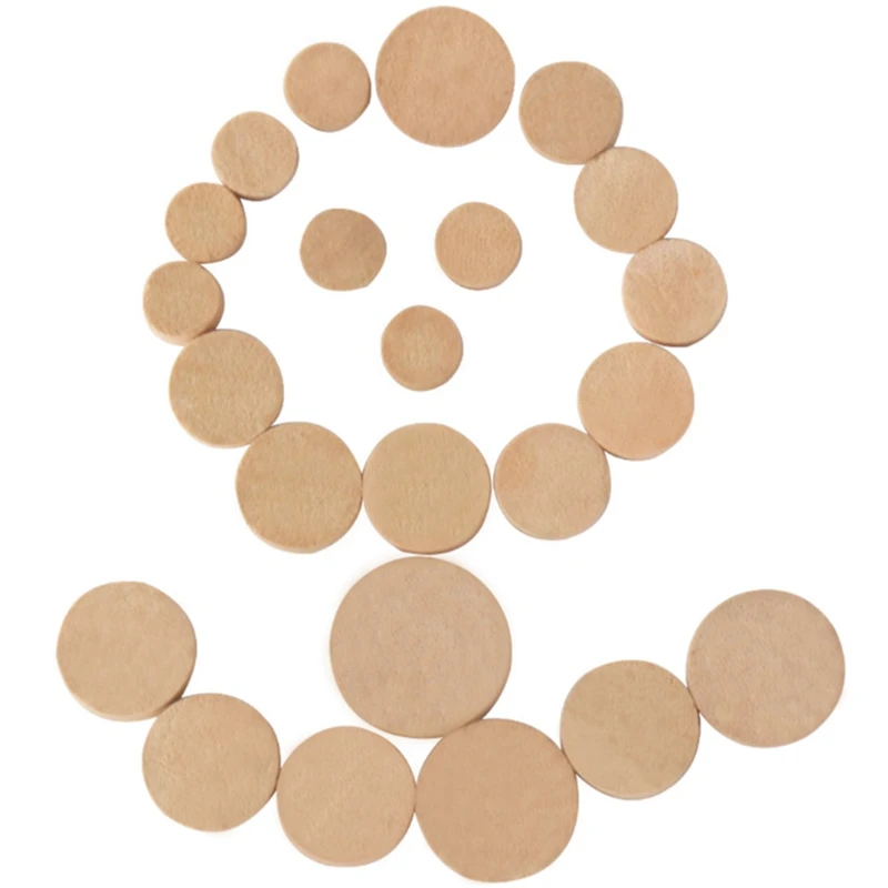 23Pcs Oboe Cork Mat Pads Sound Hole Gasket Musical Repair Parts