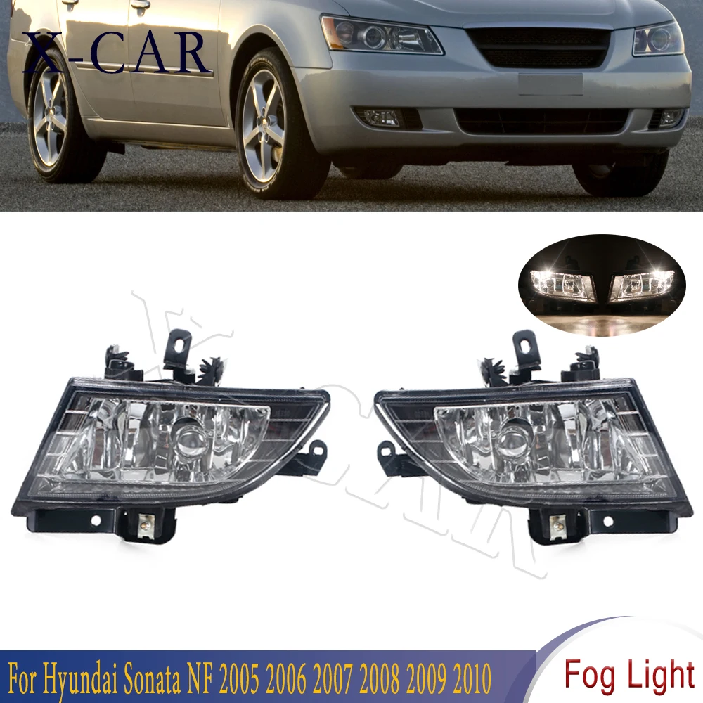 

X-CAR With Bulb Front Bumper Fog Light For Hyundai Sonata NF 2005 2006 2007 2008 2009 2010 headlight drl Front Fog Lamp