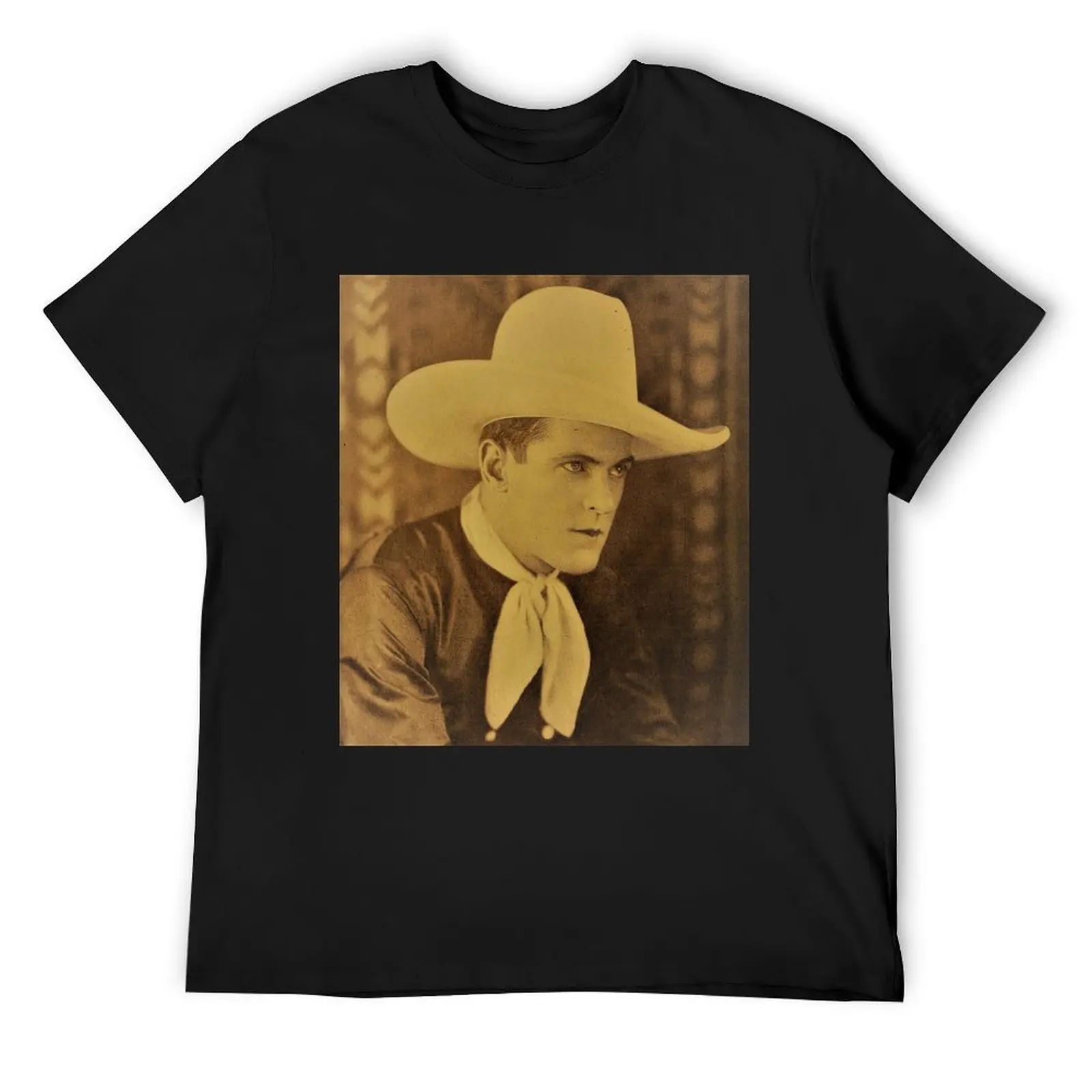 

KEN MAYNARD Silent Film Cowboy T-Shirt rapper graphic tees new edition blanks baggy shirts t shirts for men cotton