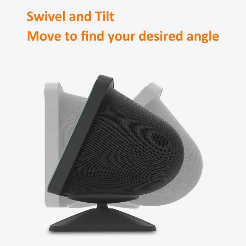 Stand For Echo Show 8 (3Rd Gen) Adjustable Design To Improve Viewing Angle Swivel And Tilt Accessories