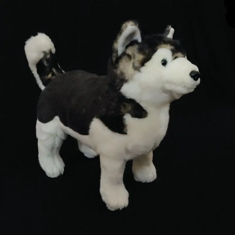 

Simulated Alaskan Malamute Plush Toy Cute Sled Dogs Little Dog Dolls Plush Toys Lifelike Animals Doll Kawaii Toy Gift