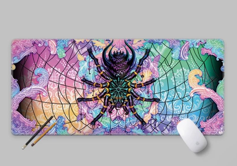 

Natural Rubber Pad Large Kawaii Gaming Desk Mat Anime Mouse Mats on The Table Mouse Carpet Mousepad Gamer Table Mat Rug Keyboard