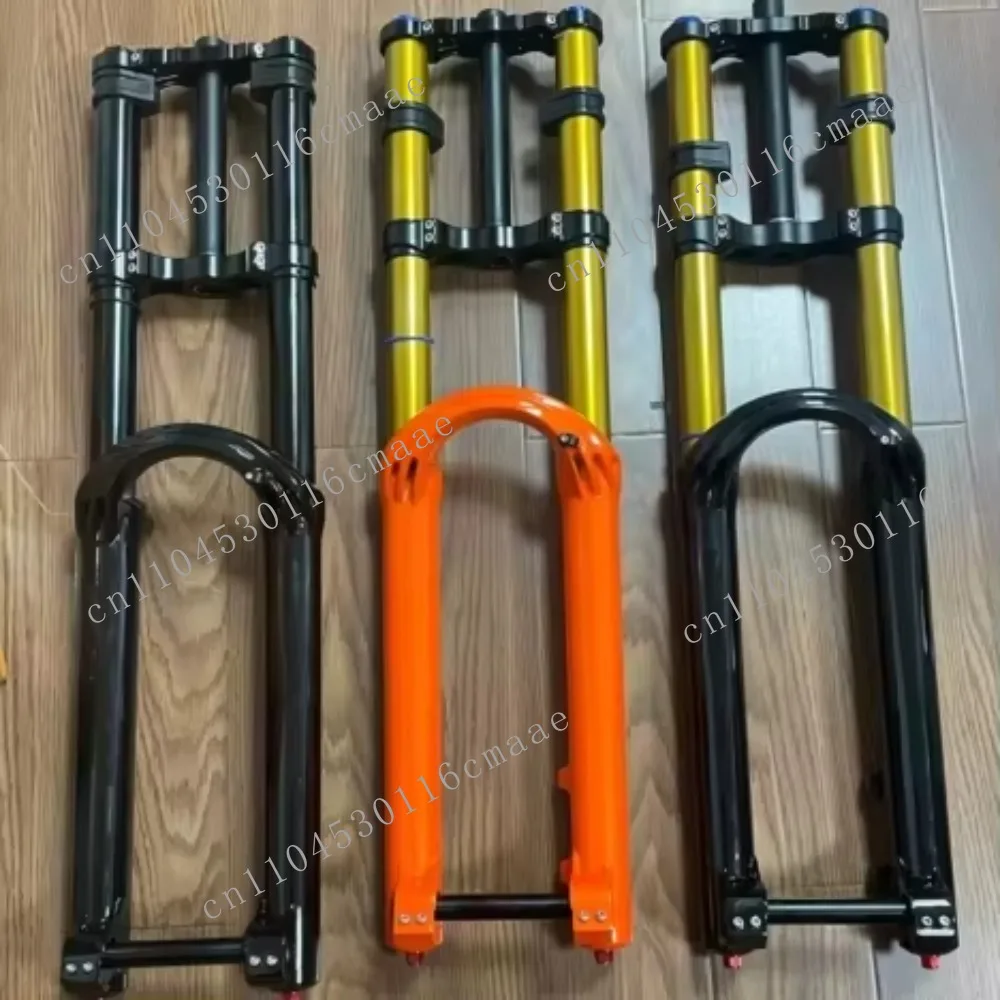 Suspension Front Fork Dirt Bike Double Crown E-bike Fork With Head Light Mounting Feature for Surron Electric Bike