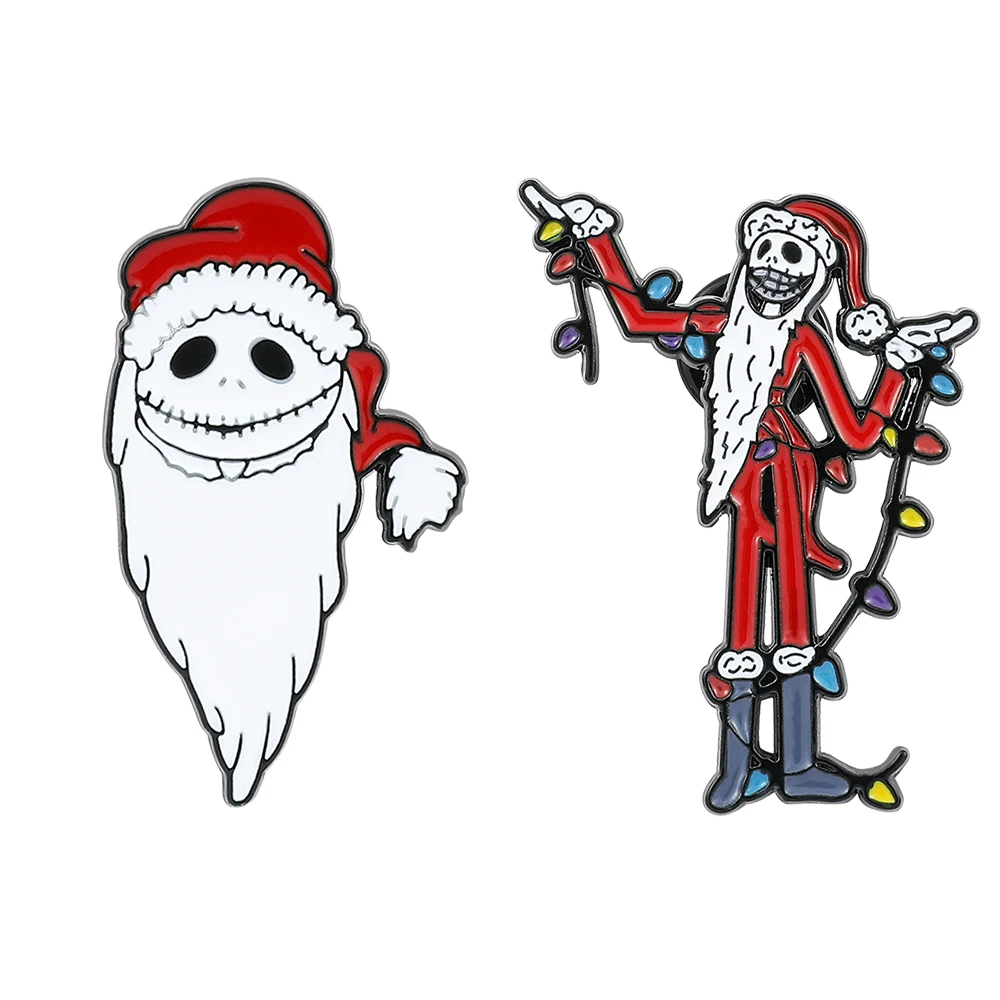 Jack Skellington Santa Drawing Brooch: My Real-Life Experience with This Must-Have Pin