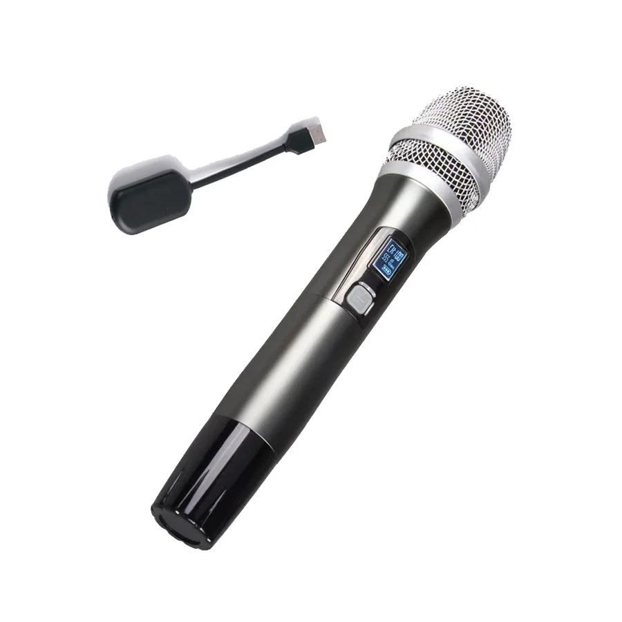 Single Handheld Portable Stage Karaoke Singing Microphone Set Via 6.5 Jack For Smart TV Use In Variety Of Equipment