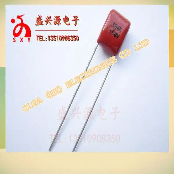 CBB capacit v334j 0  33 UF - 100 feet away 5 mm metal film capacitors