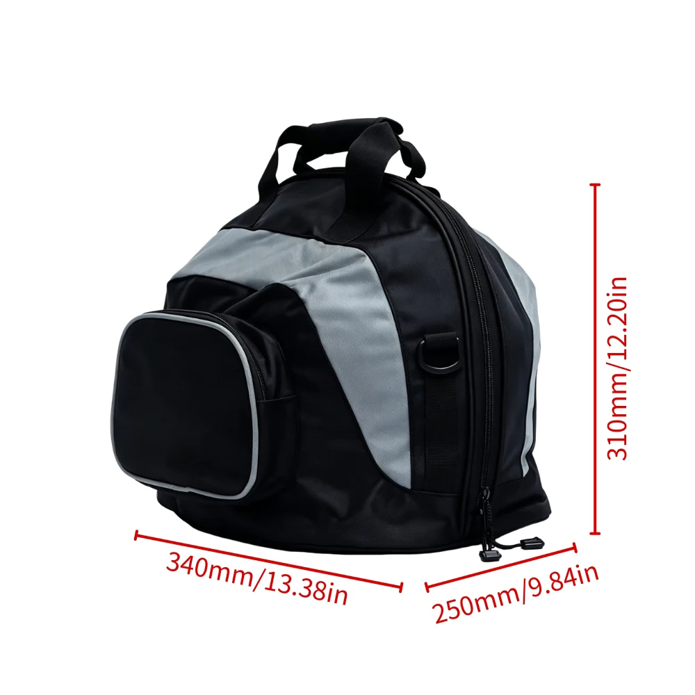 PRO BIKE Motorcycle Helmet Backpack Black Gray Multifunctional Motorbike Riding Storage Bag For Helmet Gear Daily Travel