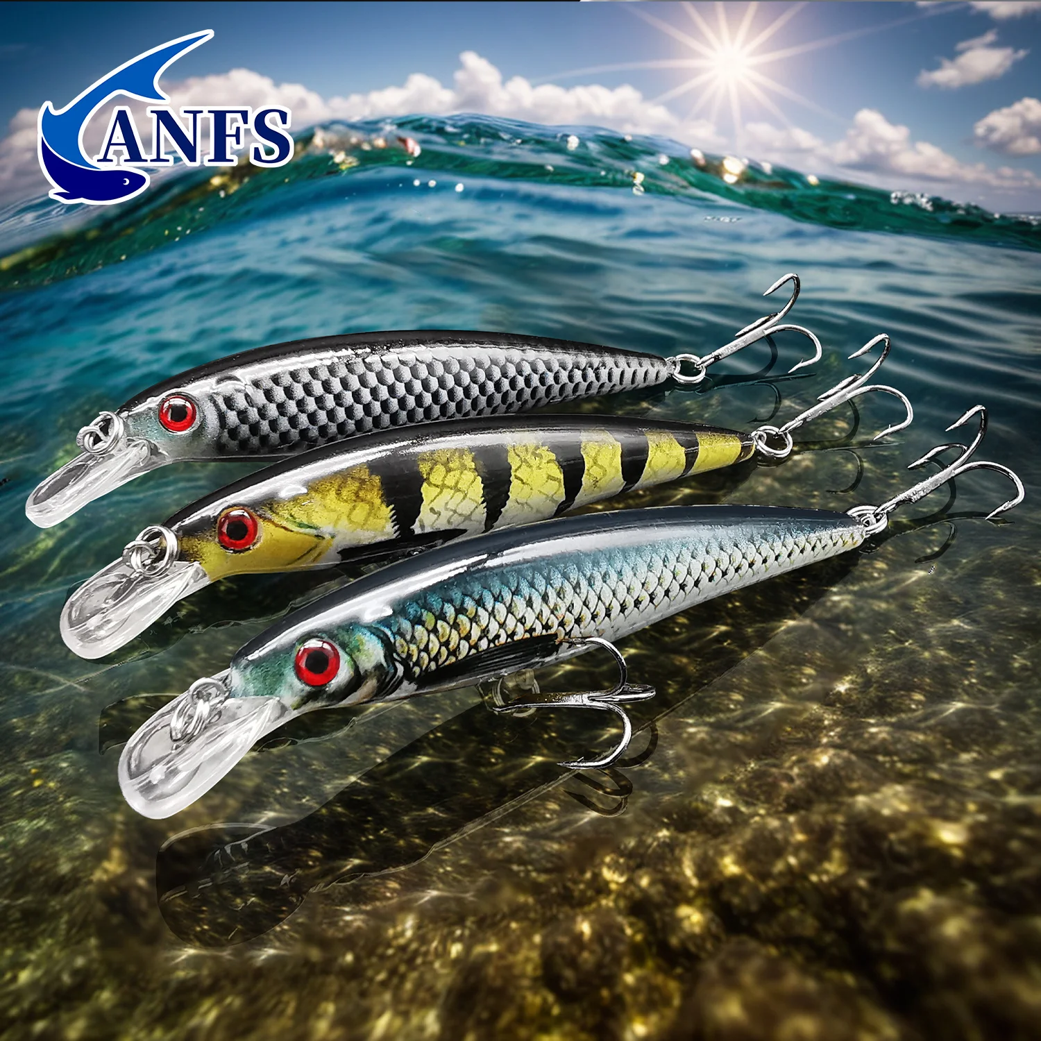 Anfs 1Pc/3Pcs Fishi… - image