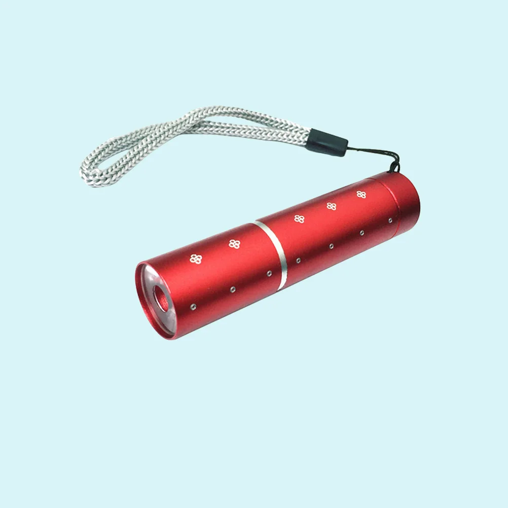 

Aluminum Alloy Mini Flashlight High Brightness White LED 100000 Hours Lifespan Compact Design Outdoor Camping Hiking Climbing