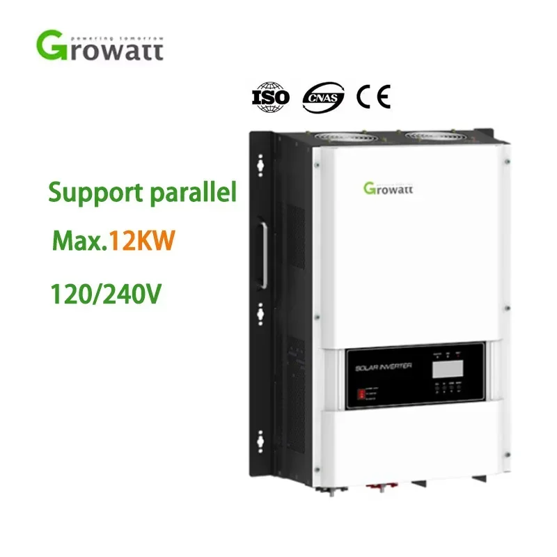 

GROWATT Split Phase 12kw Off Grid SPF12KT DVM Inversor Dual 120v 240v 4kva 5kw 6kw 8kw 10kw PV 12 Kva Solar Panel Inverter