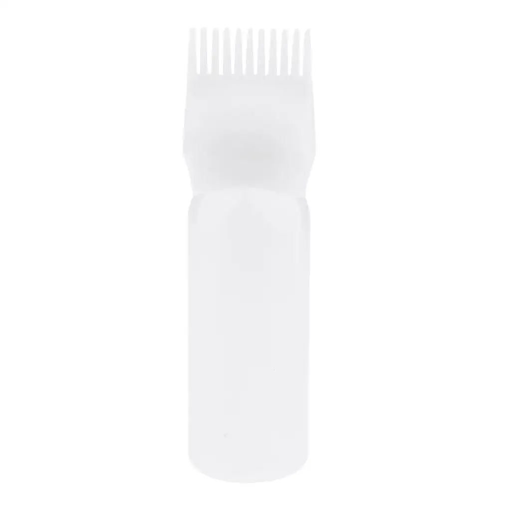Plastic Hair Dye Bottle Applicator for Even Color Distribution Salon Dyeing Brush for Home and Professional