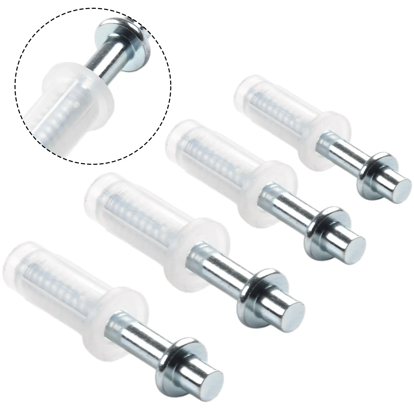 Pivot Hinge Top Guide Wheel Plastic Silver White Nylon Repair Parts Rust-resistant Bifold Door Bifold Cabinet Door Pantries