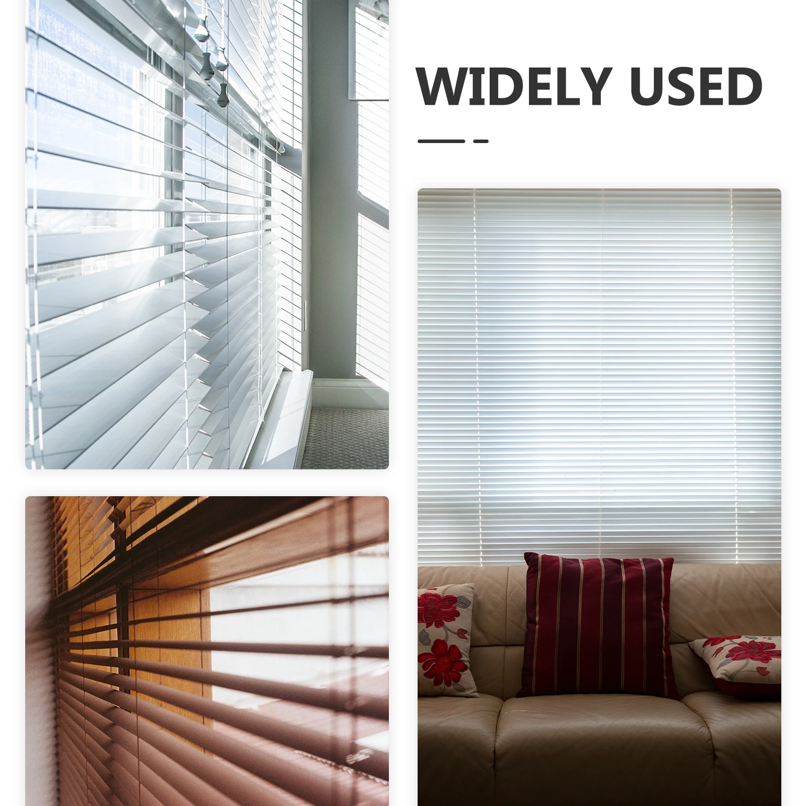 

Retractable Curtain Pull Rod Replacement Blinds Expansion Rod Adjustable Metal Curtain Wand for Drapery Window Blind