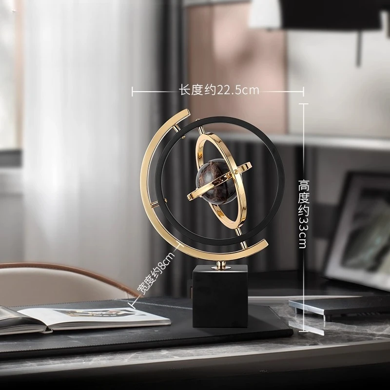 Глобус орнамент офисный рабочий стол украшение мрамор открытие подарок на новоселье