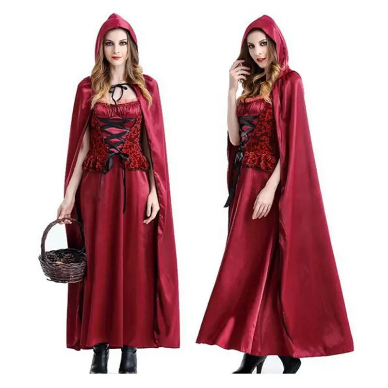 

Little Red Riding Hood Costumes Cosplay For Woman Halloween Little Red Riding Hood Costumes Cosplay Red Style