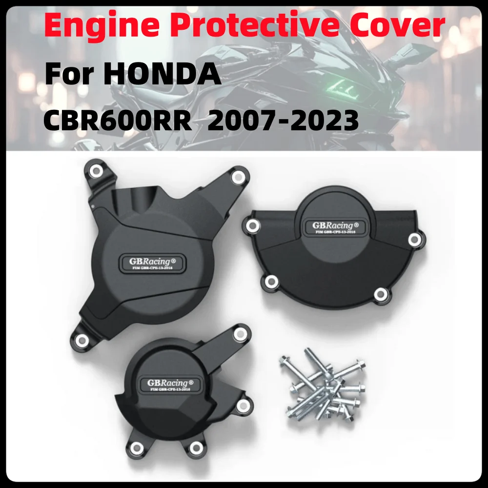 

For HONDA F5 CBR600RR 2007-2023 GBRacing Engine Covers CBR600RR 2007-2023 Motorcycles Engine Cover Protection Case GB Racing