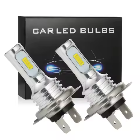 2Pcs LED Super Bright H7 H1 H8 H9 H11 9005 9006 LED Bulbs HB3 HB4 CSP Headlight DRL Lamp 6000K White 3000K Yellow 12000K Blue