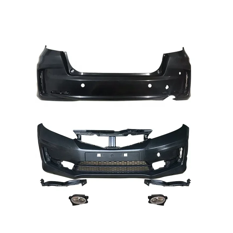 Upgraded versionCar Bumpers ABS Material for Honda Fit Two Generation GE8 2011 2012 2013 Upgrade RS Style Front Bumper Rear Bump
