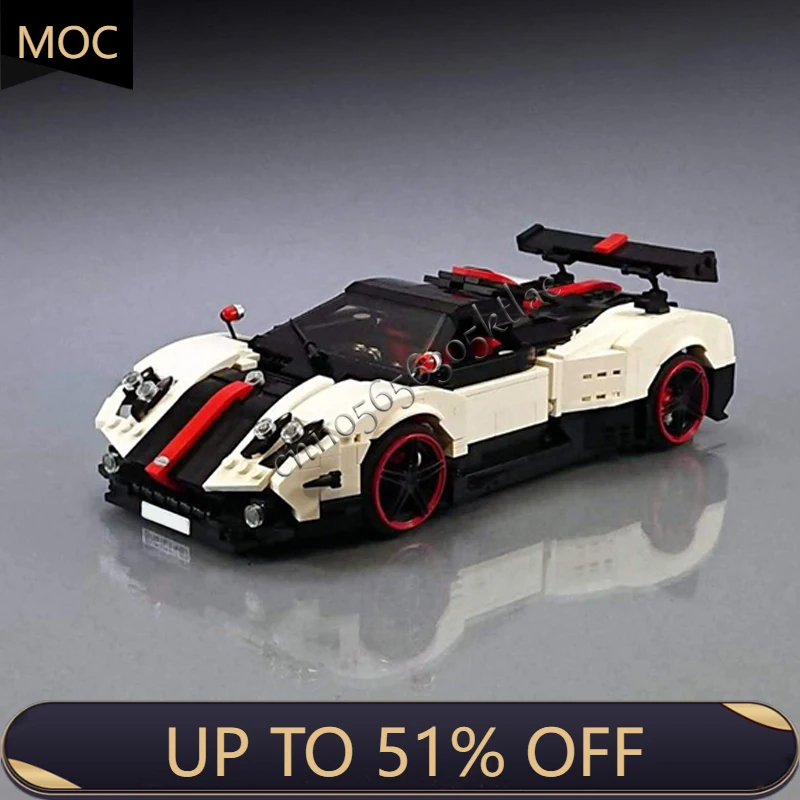 

971, детали MOC, технология, кабриолет, модель суперкара, строительные блоки, скоростной автомобиль, кирпичи, игрушки, детские незабываемые рождественские подарки