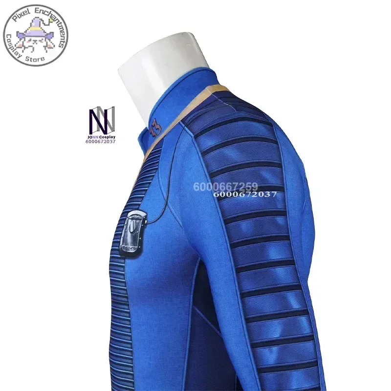 Sky05 Movie Fallout Lucy MacLean Cooper Howard Fallout Cosplay Jumpsuit Costume for Men and Women Halloween Cosplay Clothi99JIu@