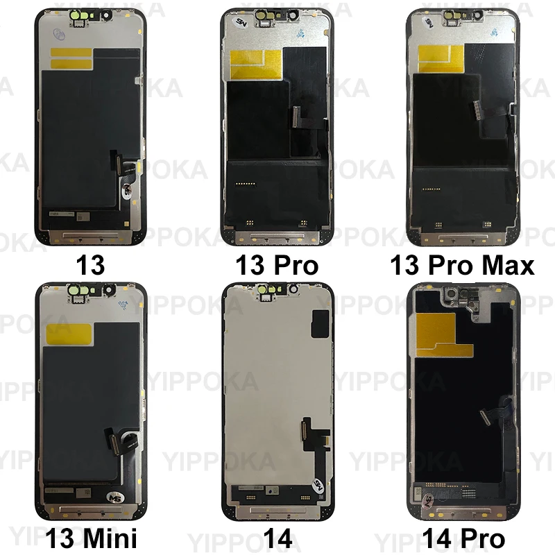 Pantalla OLED para iPhone X Display XR XS MAX LCD 3D Touch Screen Digitizer para iPhone 11 11Pro 12 Pro Max Screen 13 Mini 14 Pro LCD 6
