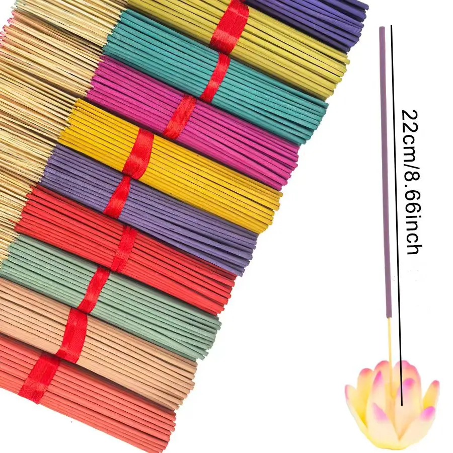 【145 Pieces】Exquisite Incense Stick Set - 10 Options Available, Including Sandalwood, Lavender, Jasmine, Ocean, Rose, Milk, Dragon's Blood, Mint - Ideal for Yoga, Meditation, Home and Office Purification