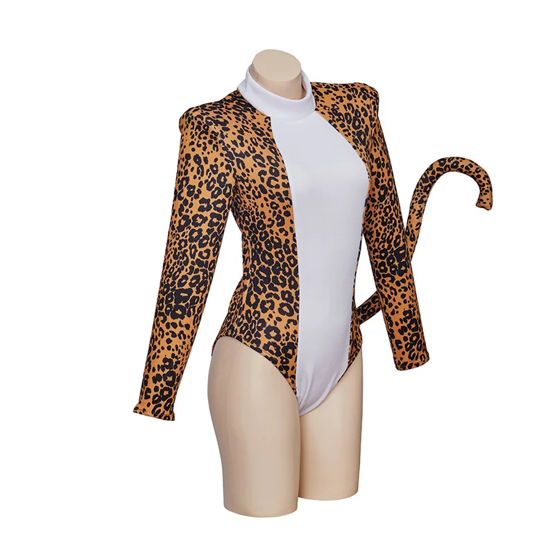 TV Series Josie and the Pussycats Bodysuit Cosplay Costume Sexy Leopard Print Jumpsuit