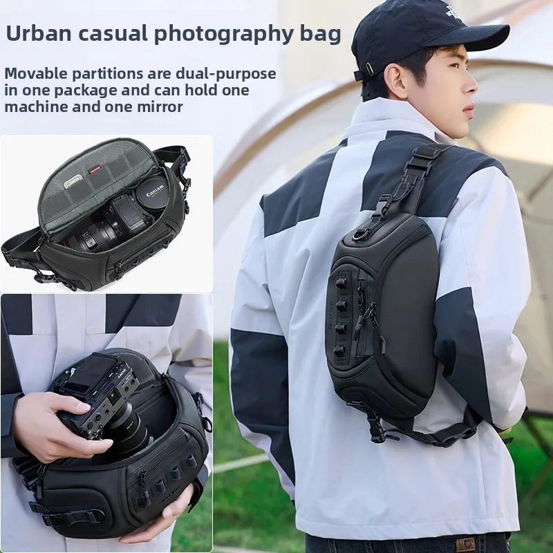 

All-Purpose Photography Shoulder Bag Camera Single-Shoulder Crossbody Travel Bag for Outdoor Versatile Storage Organizer