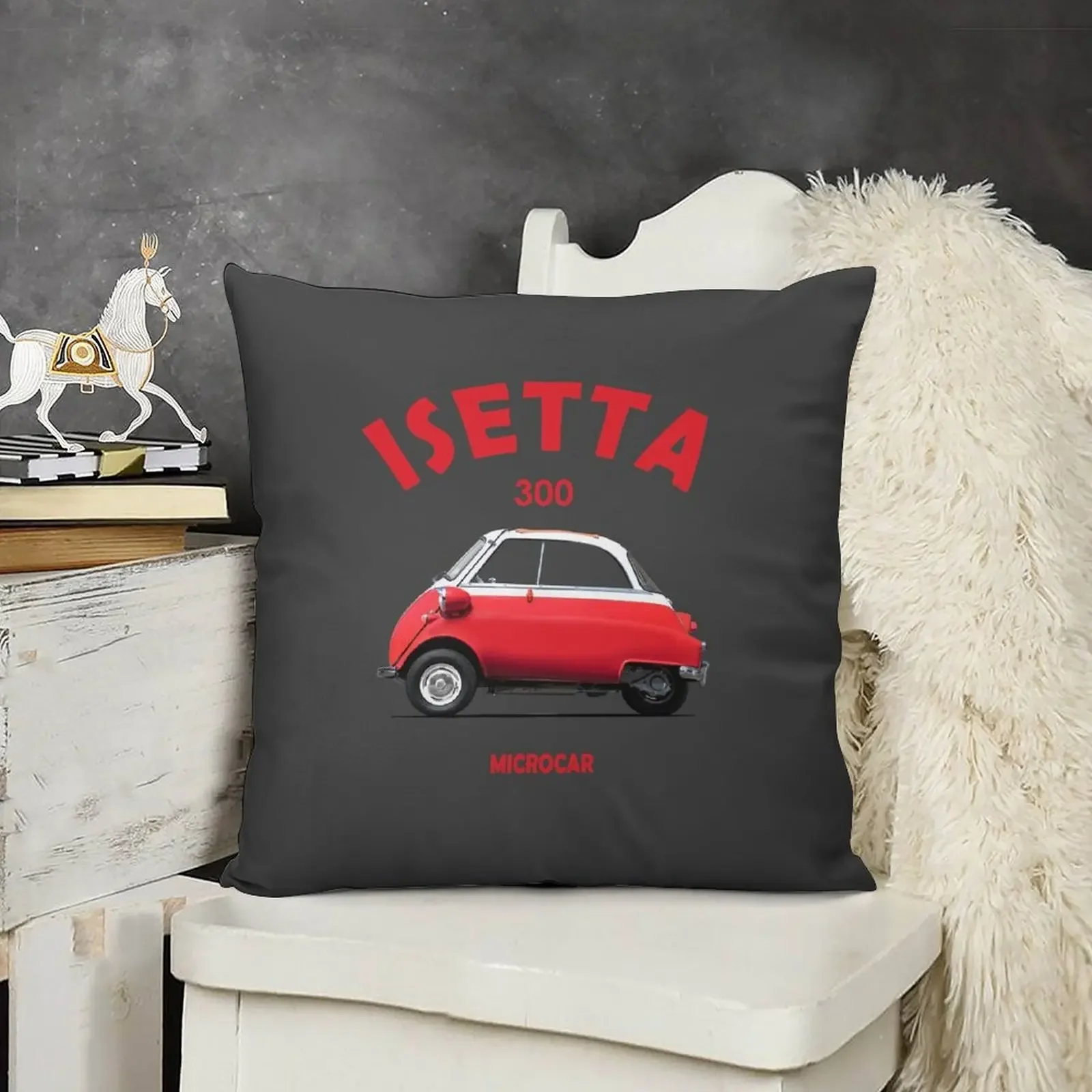 The Isetta 300 Microcar Throw Pillow New year Cushion Cover pillow