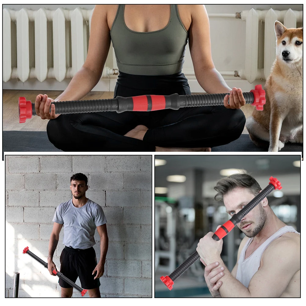 

2pcs Dumbbell 47cm Steel Rod Accessories Fitness Equipment Home Gym Training Dumbbell Supplies Muscle Strength Enhancement
