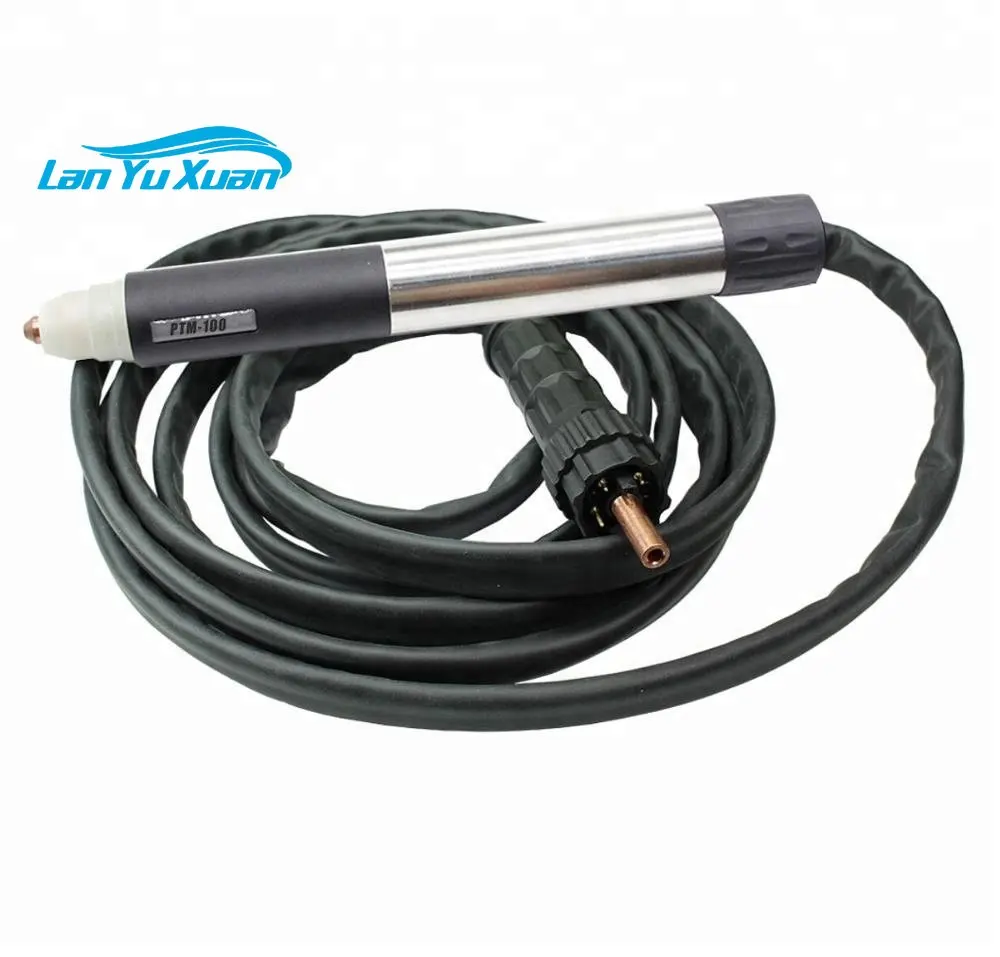 Huarui 5M Cable Central Connector PTM100 Straight Automatic Pencil Type Plasma Cutting Torch for Machine Use