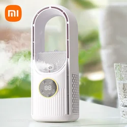 Xiaomi 3Life USB Desktop Spray Cooling Fan Safely No Fan Blade High Speed Motor Strong Wind Conditioner Fan with Colorful Lights