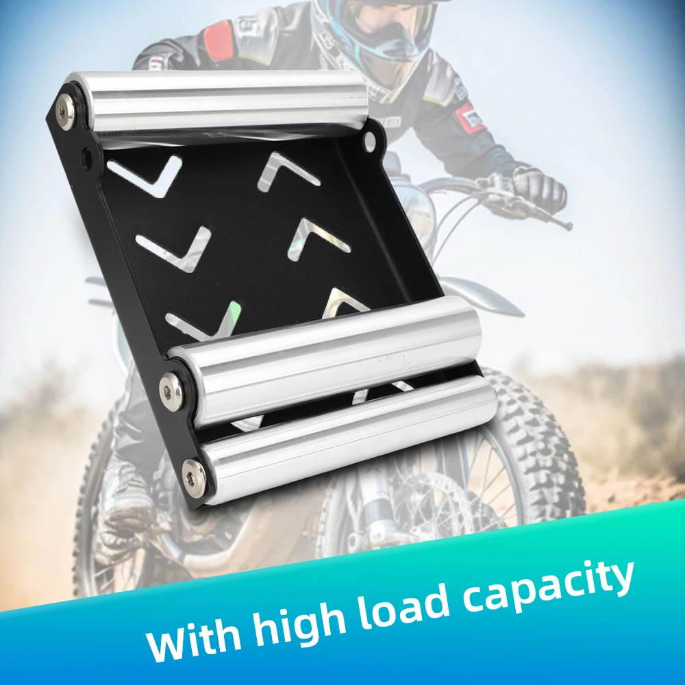 

Motorcycle Wider Tire Wheel Cleaning Bracket Stand Universal Chain Clean Roller Ramp Lift For Street Bike For Dirt Bike