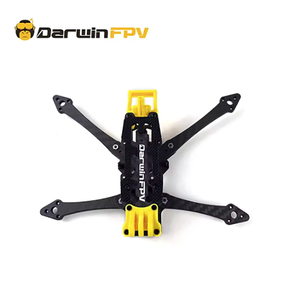 DarwinFPV FoldApe4 O3/ Analog Frame Kit 168mm Wheelbase DC with 4mm Thickness Arm For DarwinFPV FoldApe4 Folding Long Range FPV