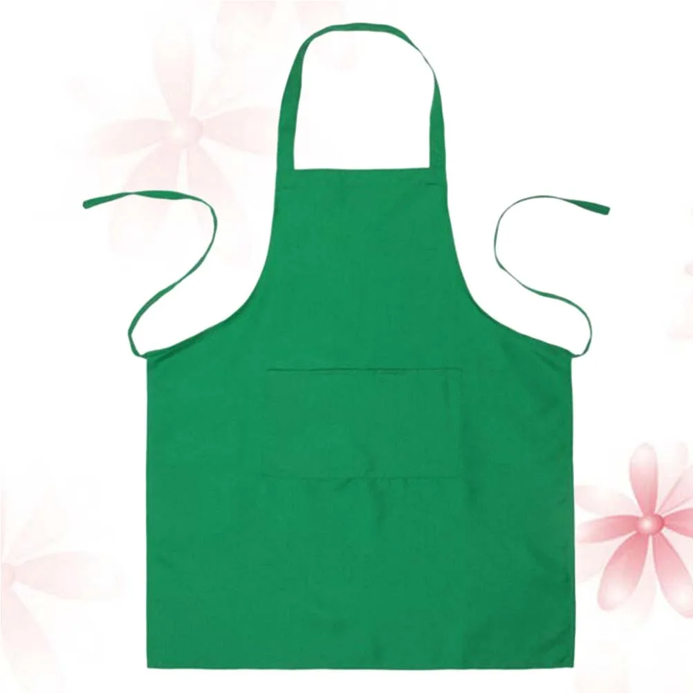 

2 Pcs Waterproof Working Apron Bib Chef Aprons with Pockets Kitchen Korean Version