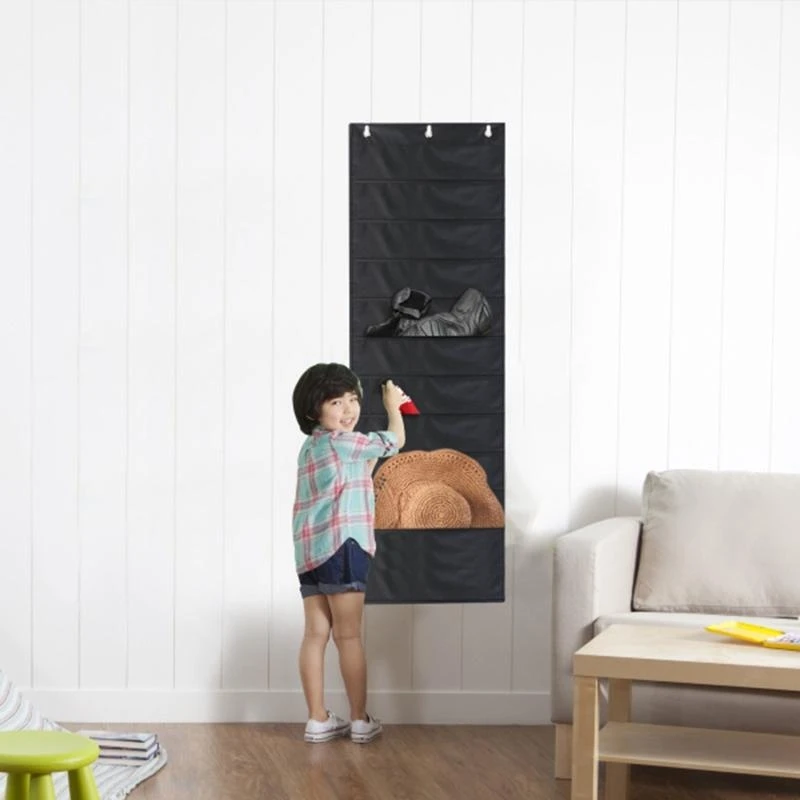 

R1WD Wall Hanging File Folder Durable Tear Resistant Organization Pocket with 10 Pockets Heavy Duty Storage Bag