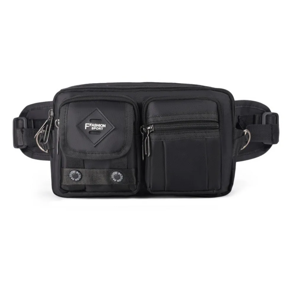 

Fashion Multi-Compartment Men's Waist Bag Waterproof Lightweight Chest Bag Large Capacity Sports Fanny Pack Women