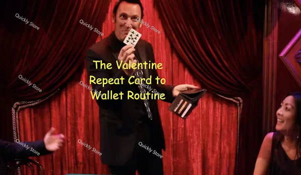 2025 The Valentine Repeat Card To Wallet by Steve Valentine -Magic tricks (Instant Download)