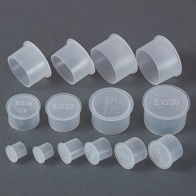 Band Edge Plastic Cover for Hole Waterpipe Holes Plugs Stainless Steel Pipe Furniture Threaded Sheath Cap Circular Caps Bolt End