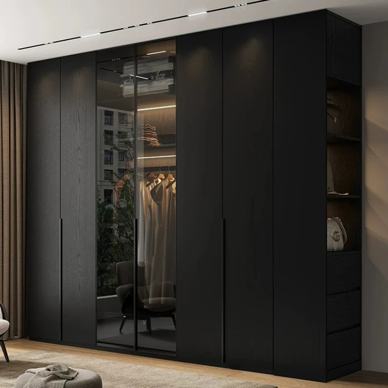 

Luxury Large Wardrobes Hanging Clothes Customized Organizer Bedroom Wardrobe Closet Space Saving Armoire De Chambres Furniture