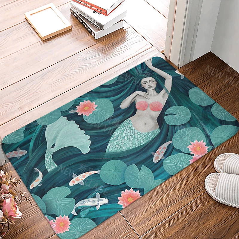 Anti-slip Bath Mat Bathroom Small Rug Shower Mat plant Home Decor Door Mat Bedroom Entrance Room Mats Floor Carpet Kitchen Mat image 3