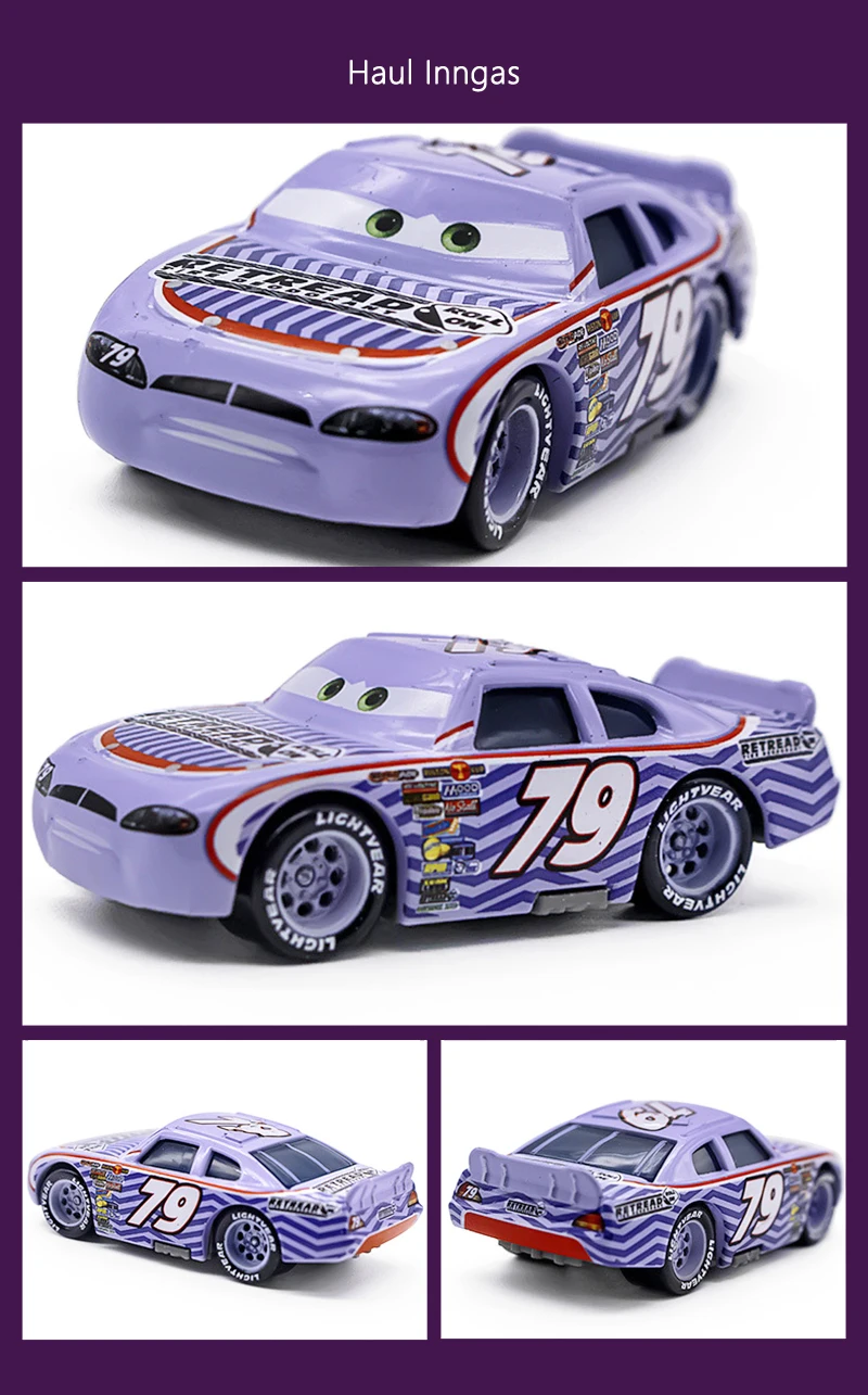 Spielzeugautos Piston Cup Racing Series Rennwagen McQueen Rusty Cornfuel Aiken Axler Chuck Armstrong Legierungs-Spielzeugauto Kindergeschenk – Detail 16
