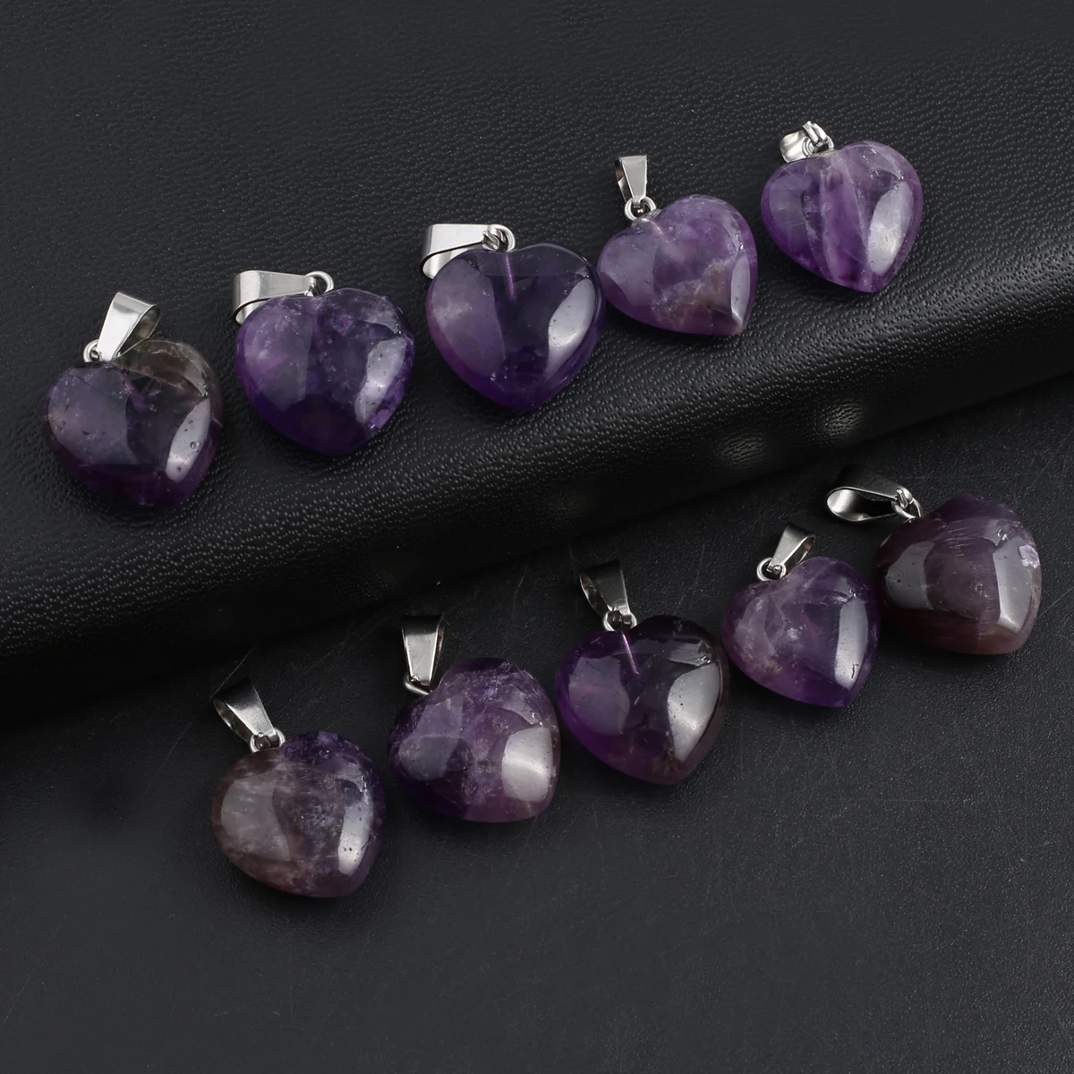 5 adet/takım 16mm Ametist Koly - Jewelry Making Necklaces incelemesi ve fiyatı