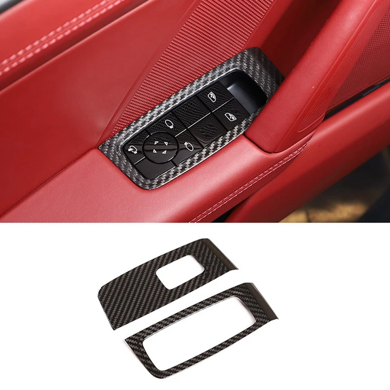 

Window Switch Panel Car Window Switch Panel Trim Interior Accessories For Porsche 911 2019-2020