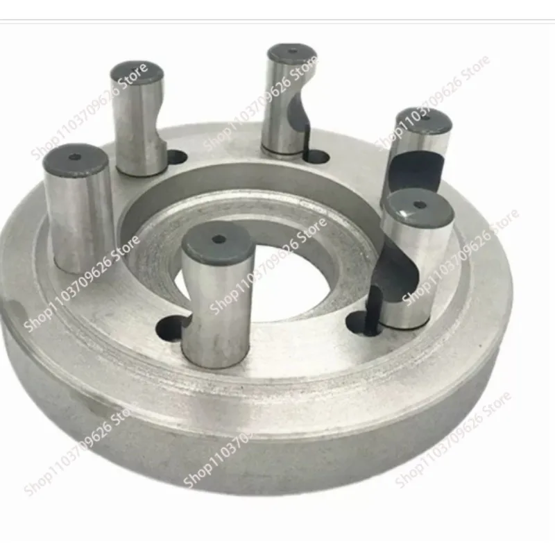 for D6 D8   Lathe Three-jaw Chuck D-type Flange Connection Transition Plate  Semi-cylindrical Tie Rod Screw 1pcs